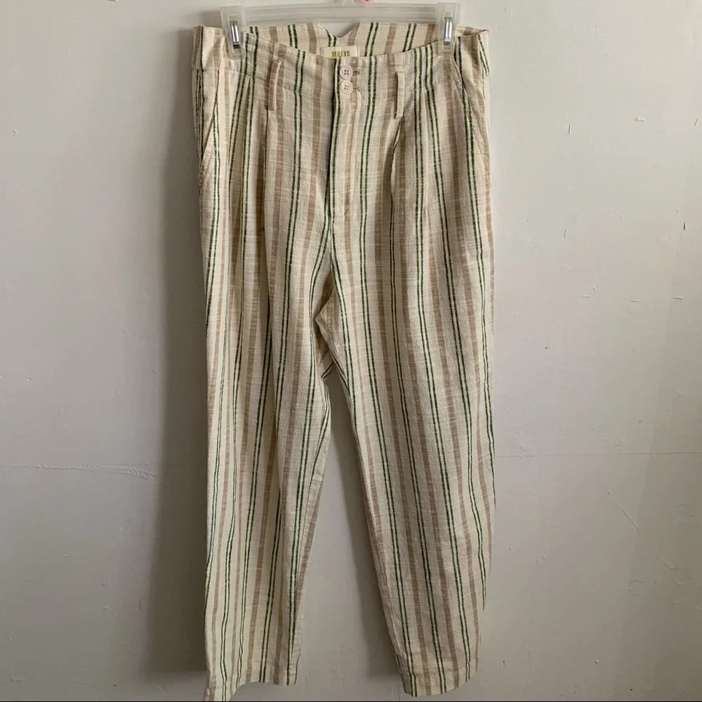 Anthropologie Maeve Sutton Tapered Pants Size 10